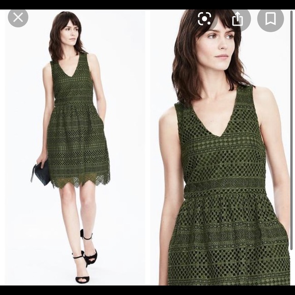 Banana Republic Dresses & Skirts - Green Banana Republic dress